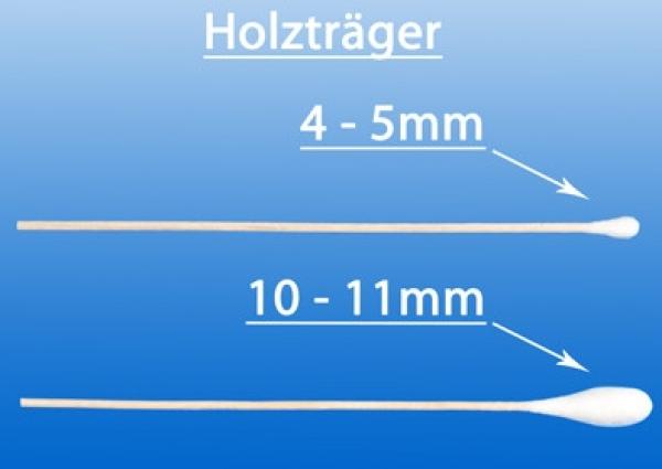 Wattestäbchen kleiner Kopf steril, 100 x 2 Stk.